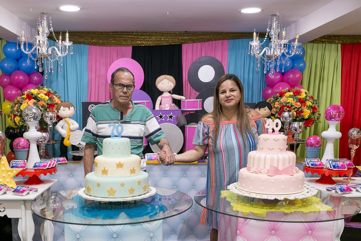 Decoração  em Salão Art kids tema anos 80