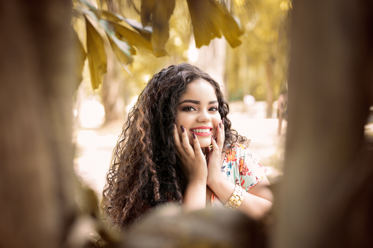 Book fotográfico de debutante externo em Quinta da Boa Vista RJ
