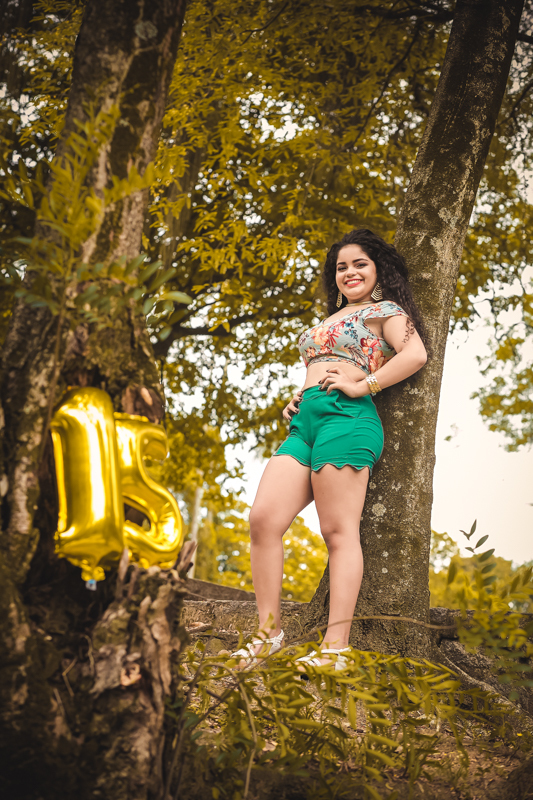 Fotos de 15 anos em ensaio externo na Quinta da Boa Vista-RJ