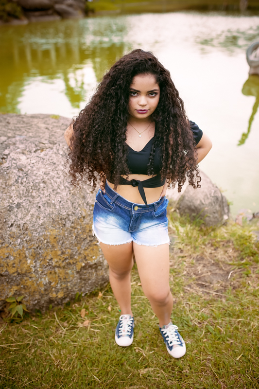 Ensaio de quinze anos externo na Quinta da Boa Vista-RJ