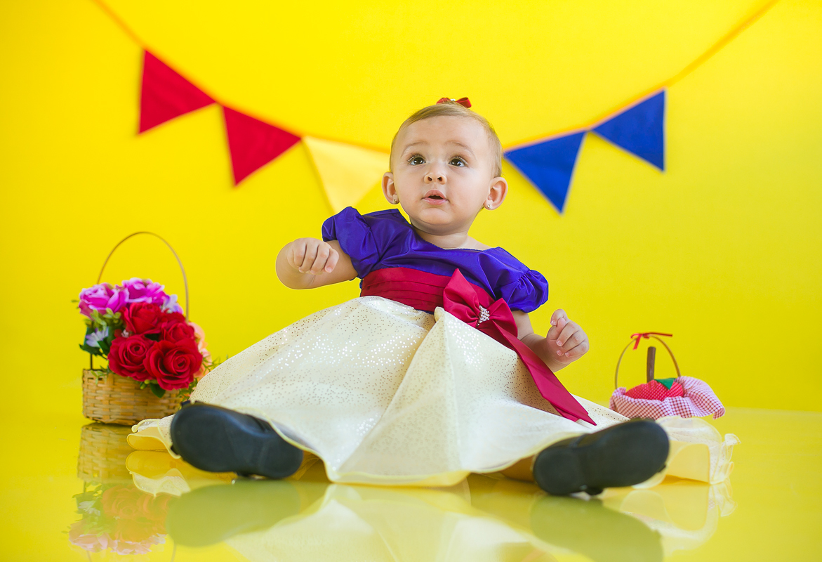 Ensaio Infantil  estúdio Branca de Neve