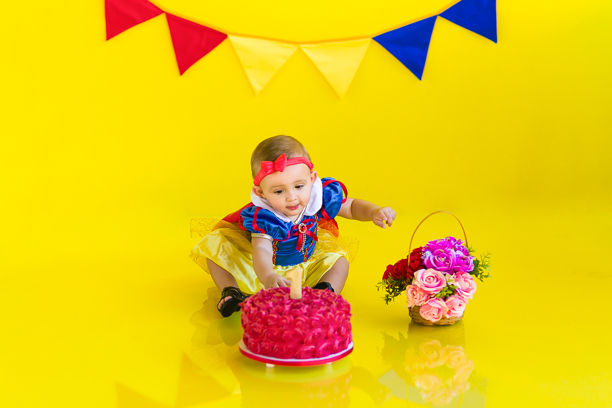 Bolo para smash the cake vermelho