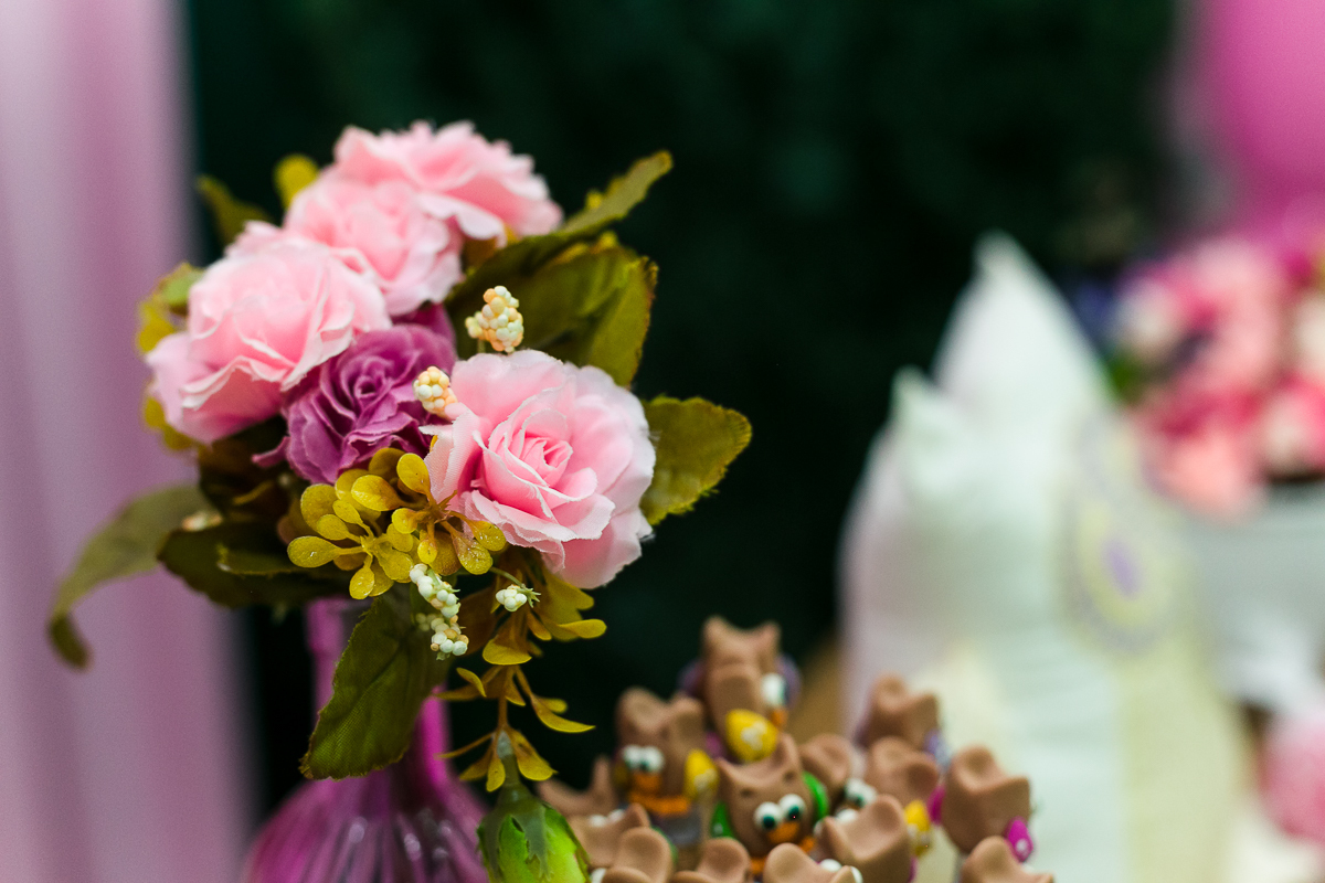Decoração mesa em Casa de Festa Point da Alegria