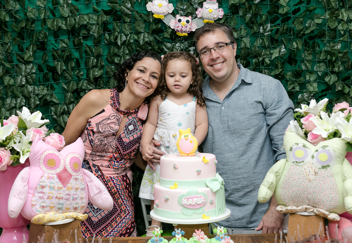 Decoração festa evento infantil menina tema corujas