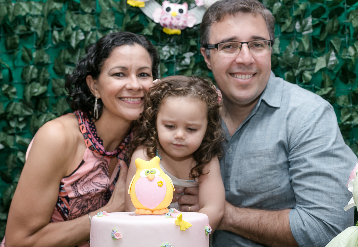 Topo de bolo corujinha Amerela