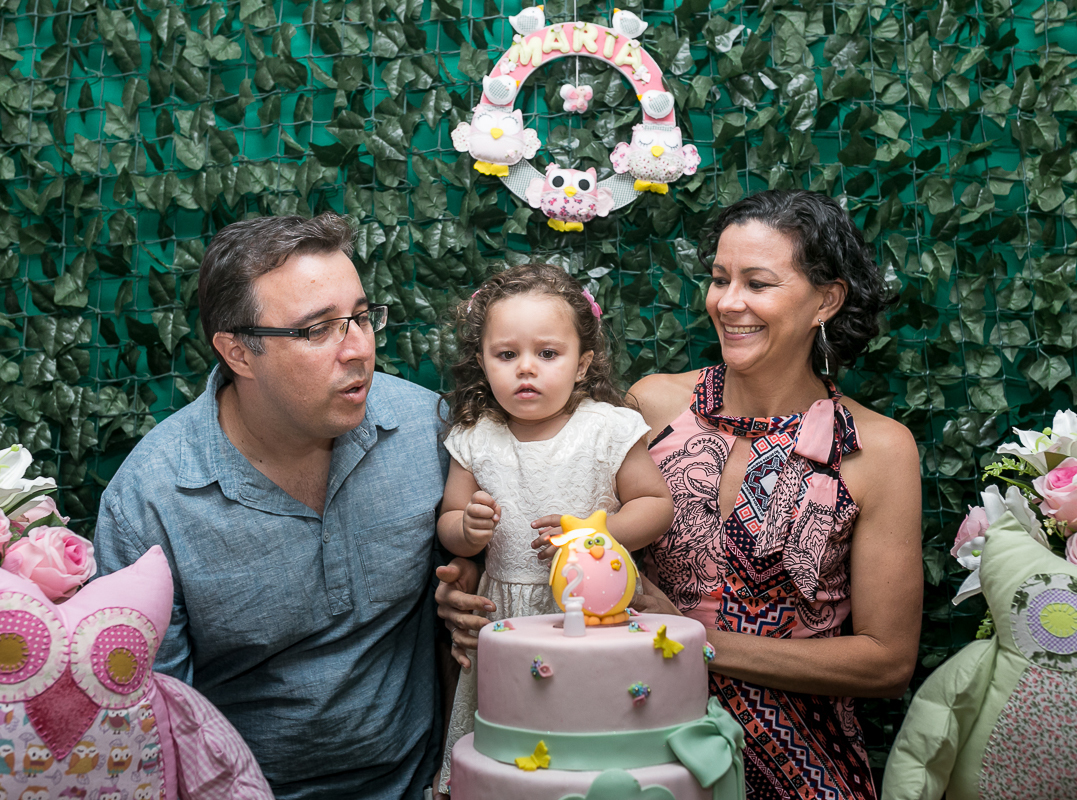 Festa de aniversario 2 anos corujinhas rosa