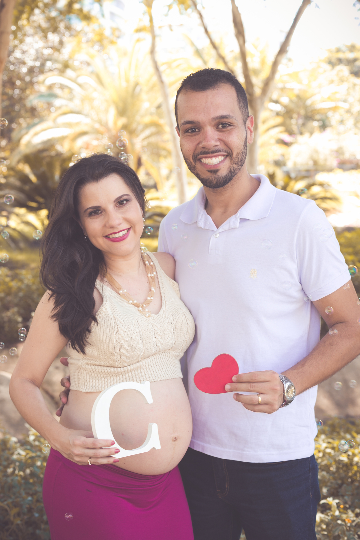 Book gestante externo em Parque no RJ