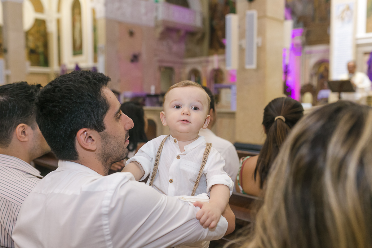 Batizado do Benício na Paróquia  São Paulo Apostolo RJ
