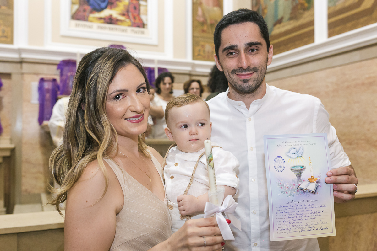 Batizado Benício paroquia São Paulo Apostolo