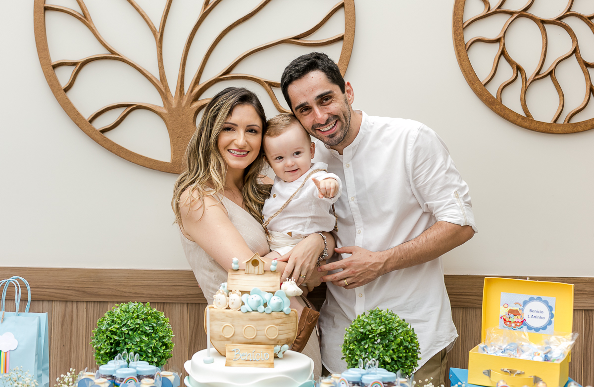 Bolo decorado Arca de  Noé