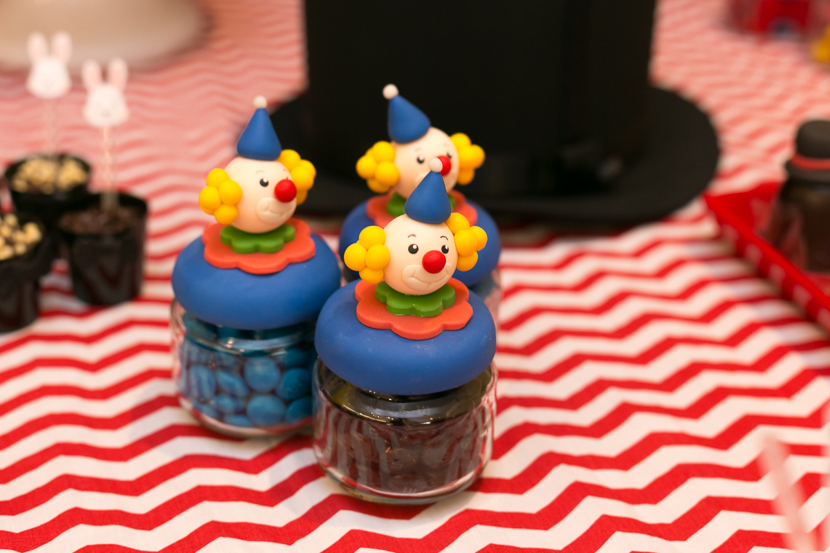 Decoração tema circo em festa infantil