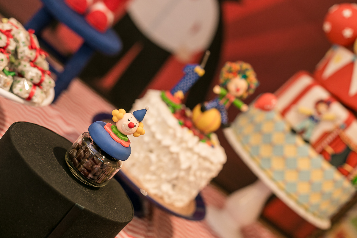 Mesa decorada tema Circo 