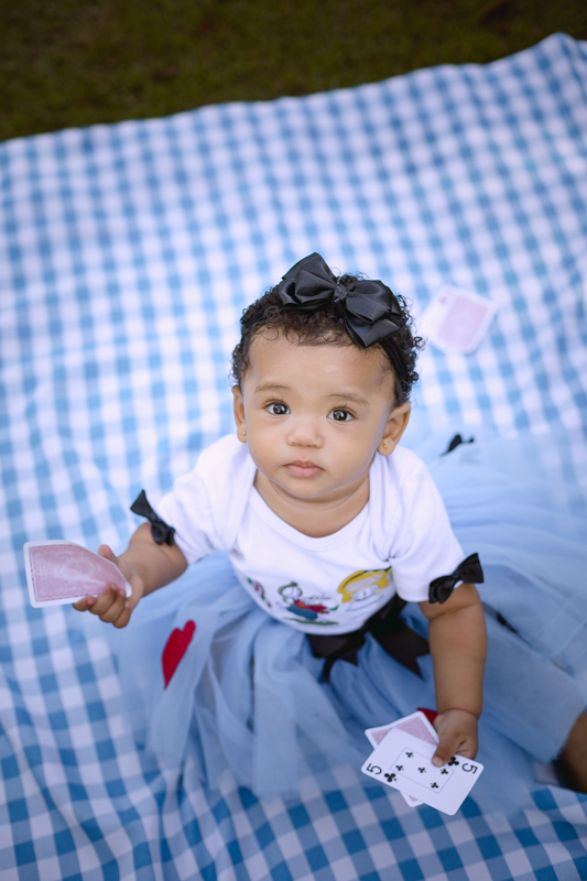 Book FOTOGRÁFICO infantil externo temático Alice no País das maravilhas 