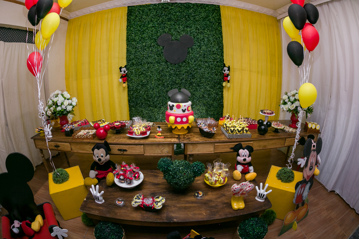 Decoração mesa tema  Mickey