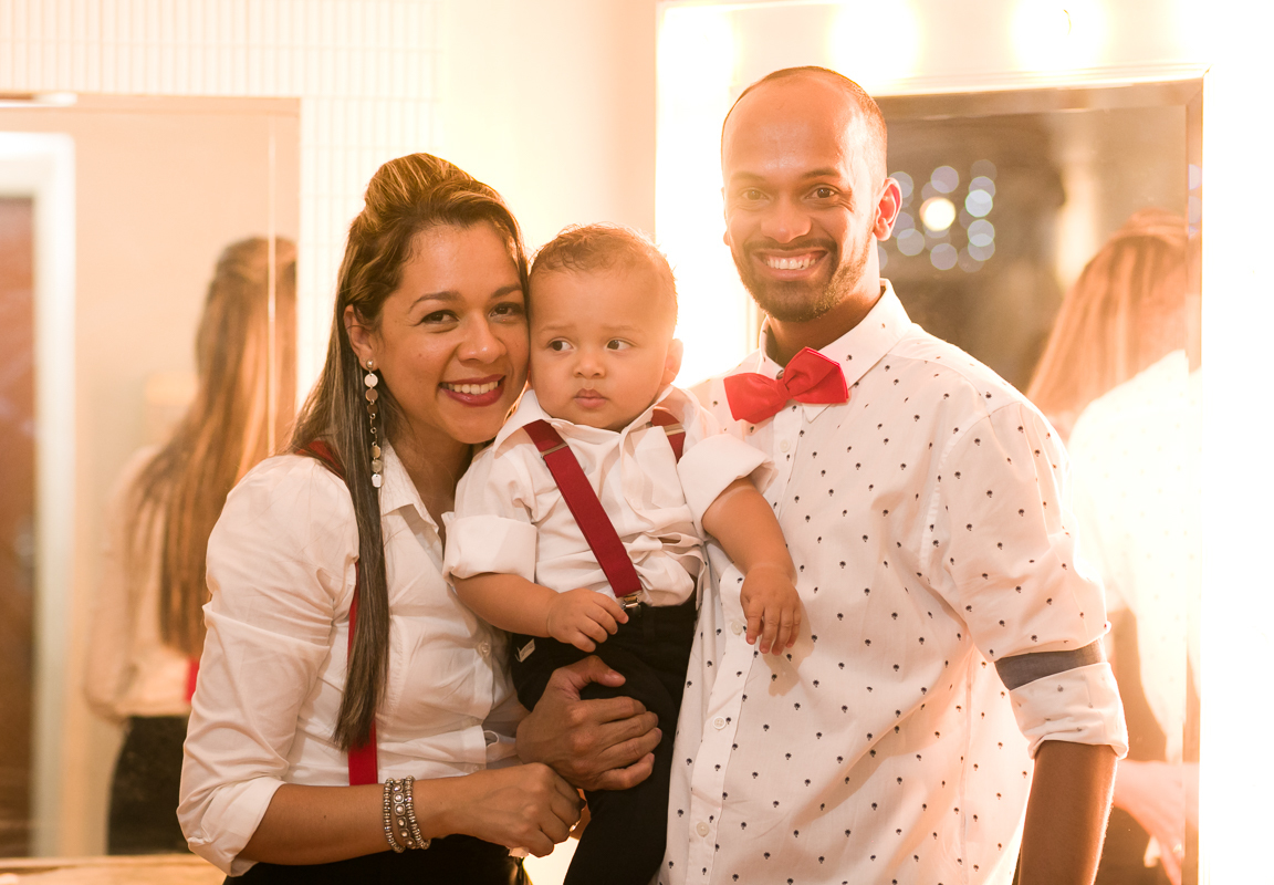 Fotografia de Família em festa infantil do Mickey
