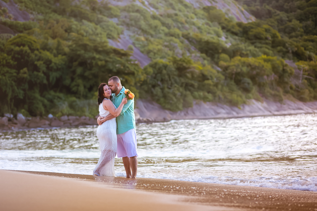 Book fotográfico ensaio Pre Casamento na Praia da Urca/R 