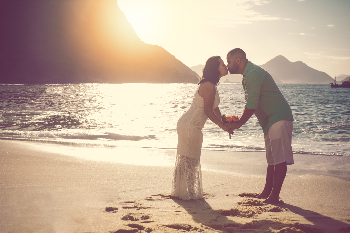 Ensaio Pré-casamento realizado na Praia Vermelha-Urca