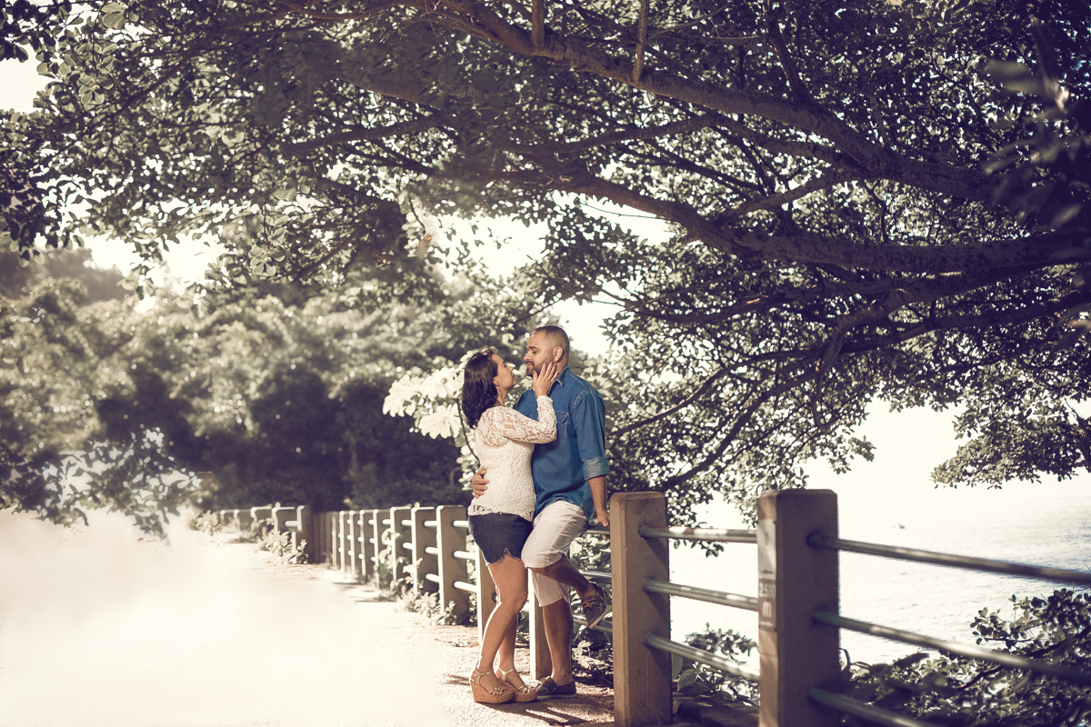 Fotografia de ensaio casal paisagem RJ