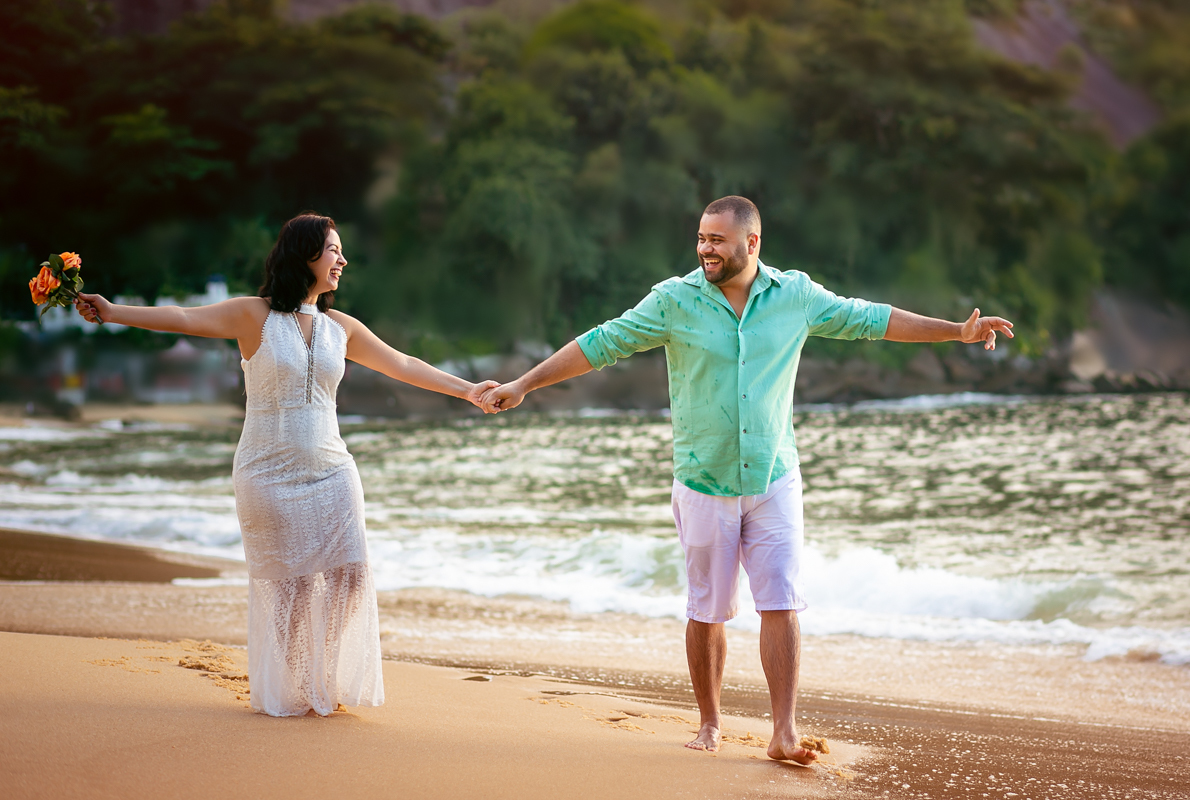 Ensaio Pre Casamento na Praia Vermelha/RJ