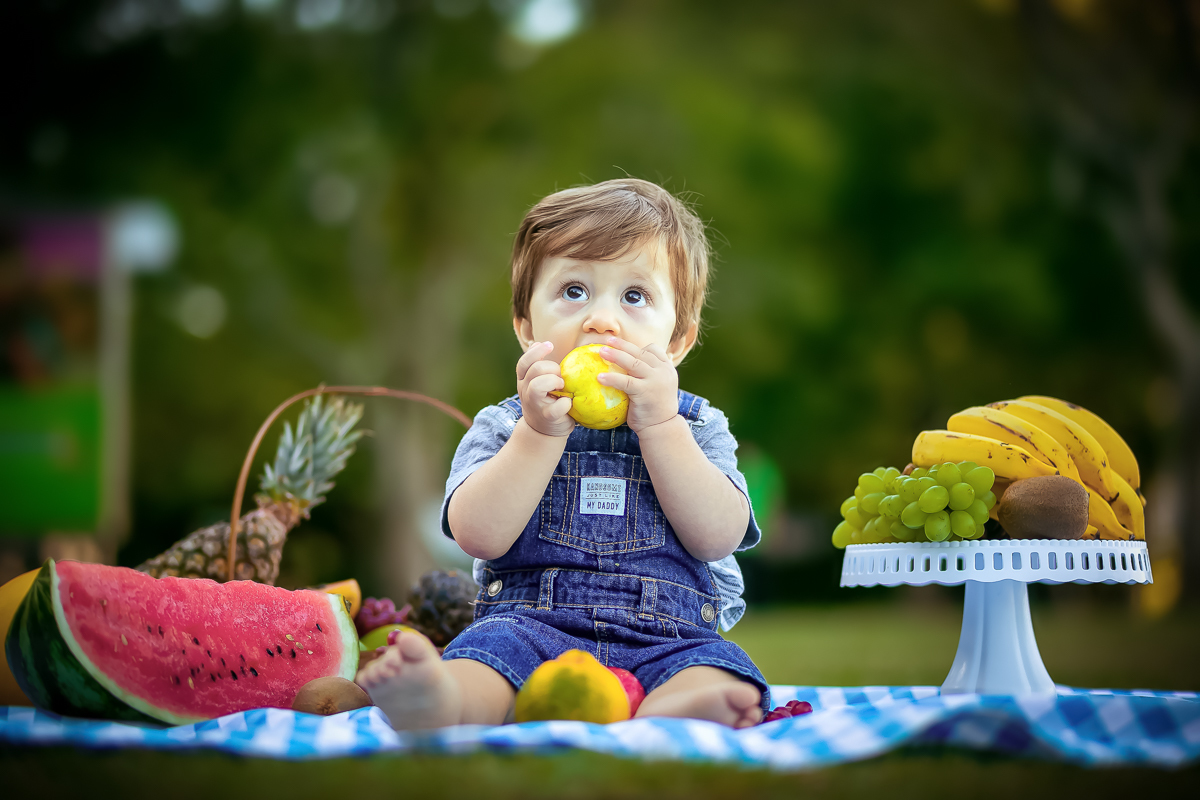 Ensaio Smash the Fruit temático