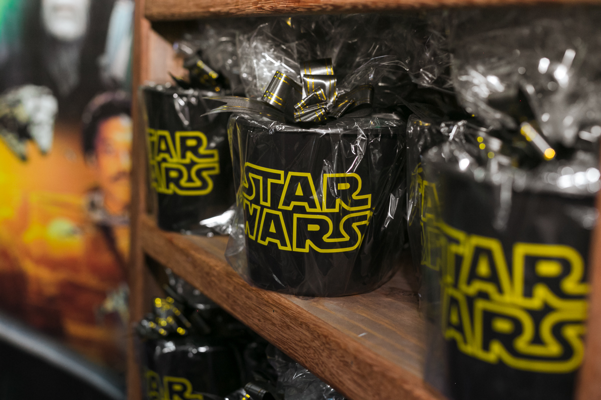 Decoração Star Wars Balde de Pipoca