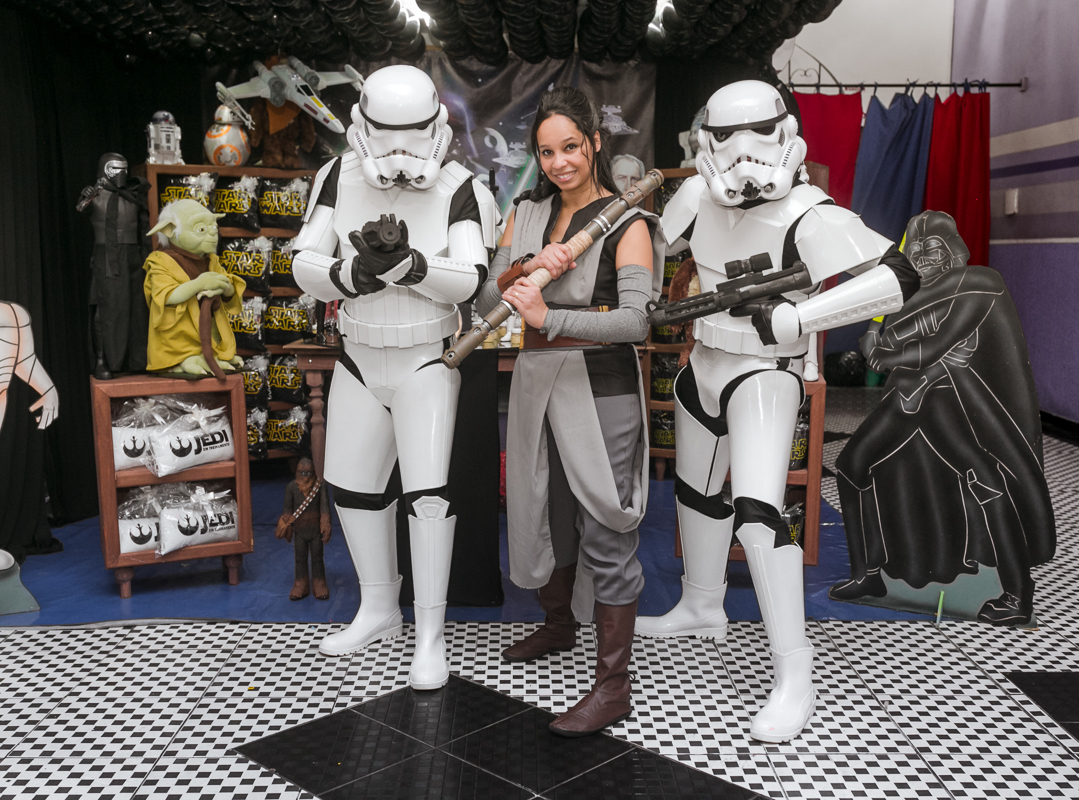 Cosplay star wars festa 15 anos em Salão