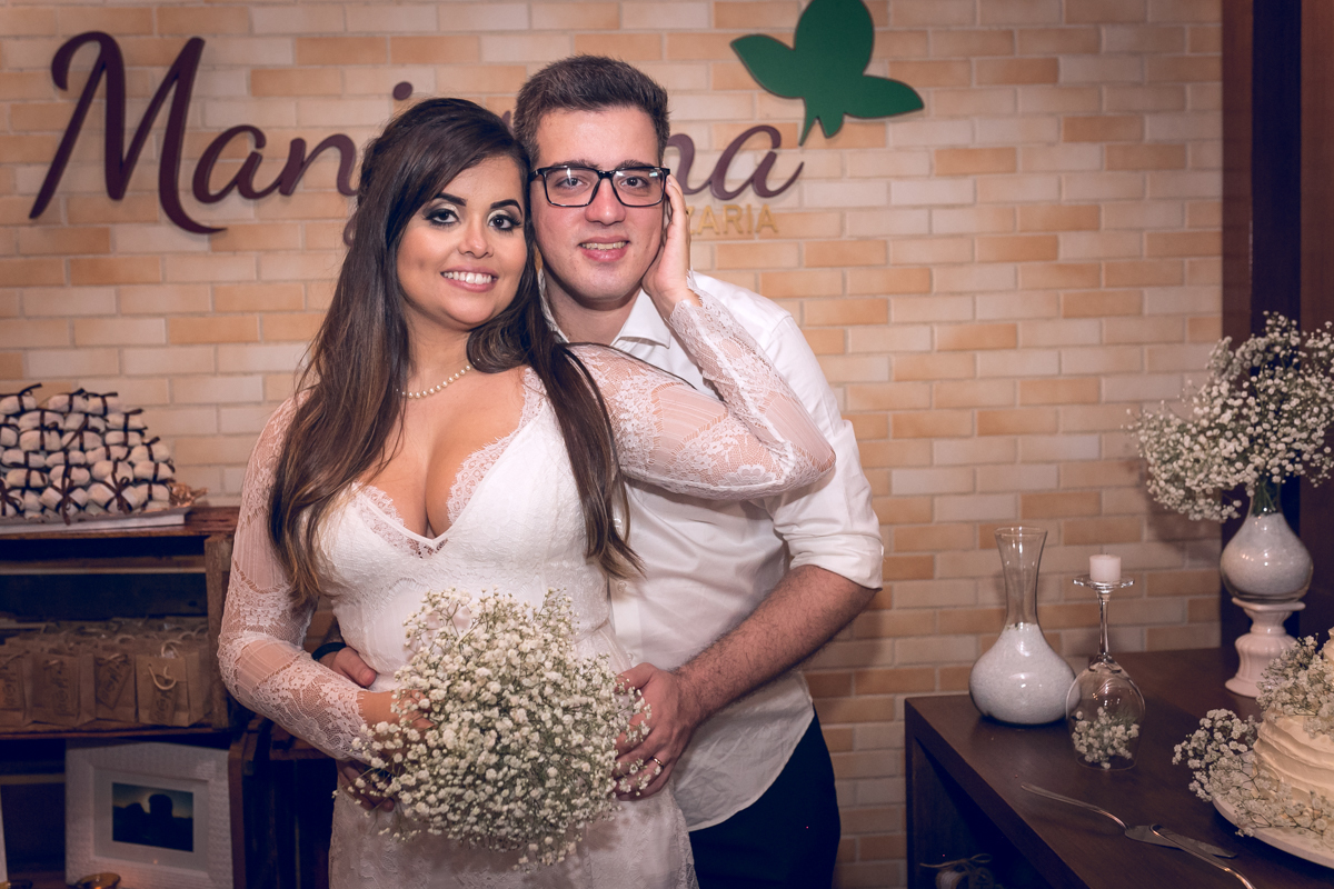 Jantar de casamento simples- MANJERONA CANTINA & PIZZARIA-RJ