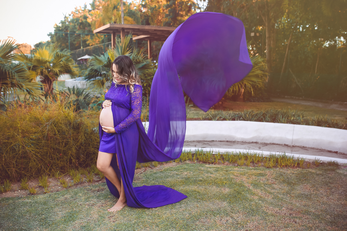 Ensaio Gestante externo em Alphaland na Barra/RJ