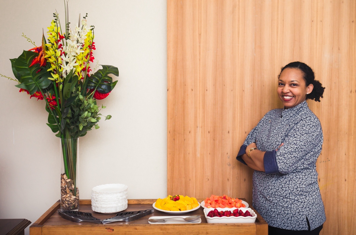 Chef Vânia Coelho em espaço João e Maria-Bangu