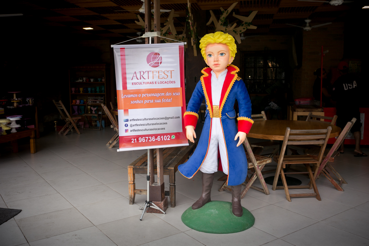 Esculturas para Decoração Artfest em espaço João e Maria na Rua Barão de Capanema /Rj