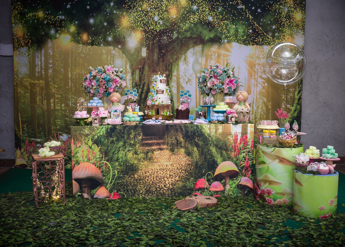 Decoração Jardim das Fadas em Espaço festa João e Maria-Bangu
