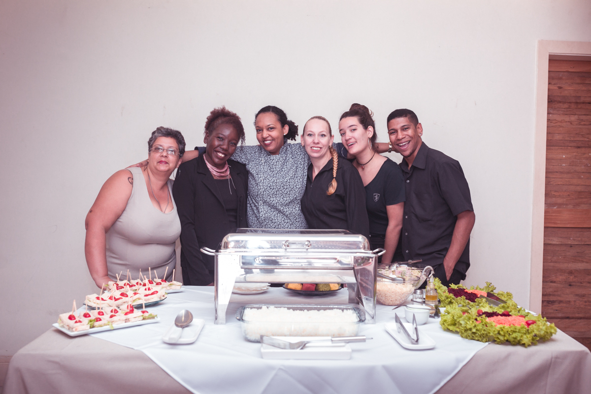 Equipe Choco Paes no Workshop no espaço festa João e Maria -Bangu