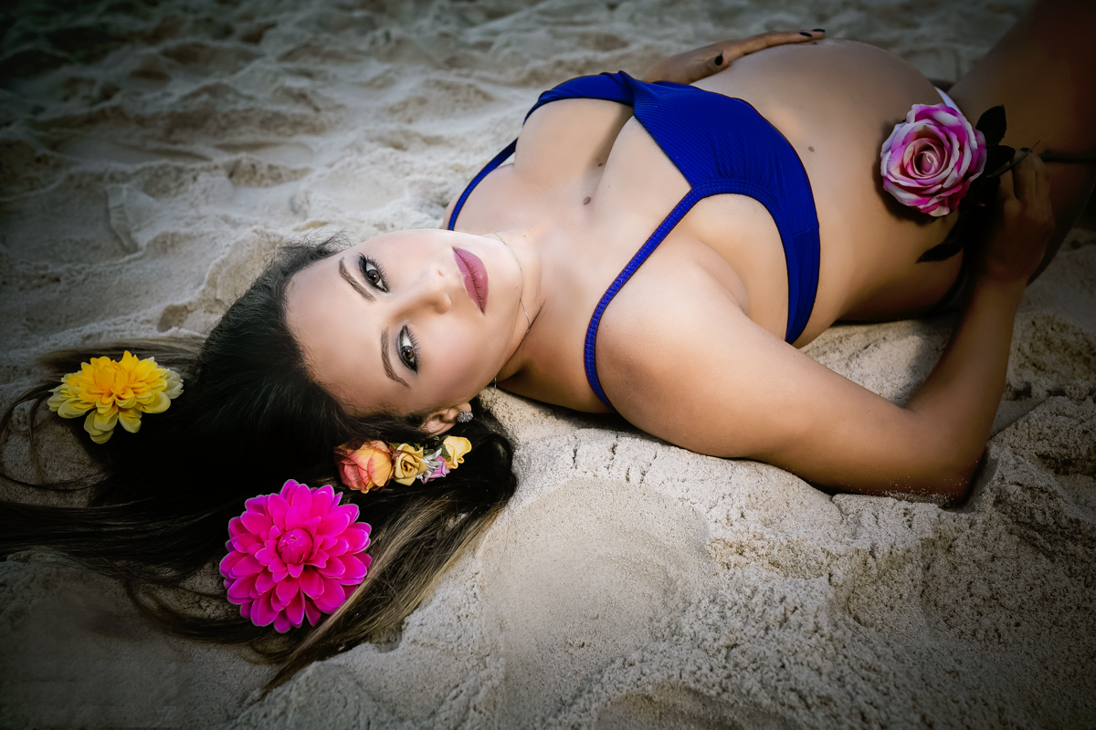 Book fotográfico de gestante/Prainha