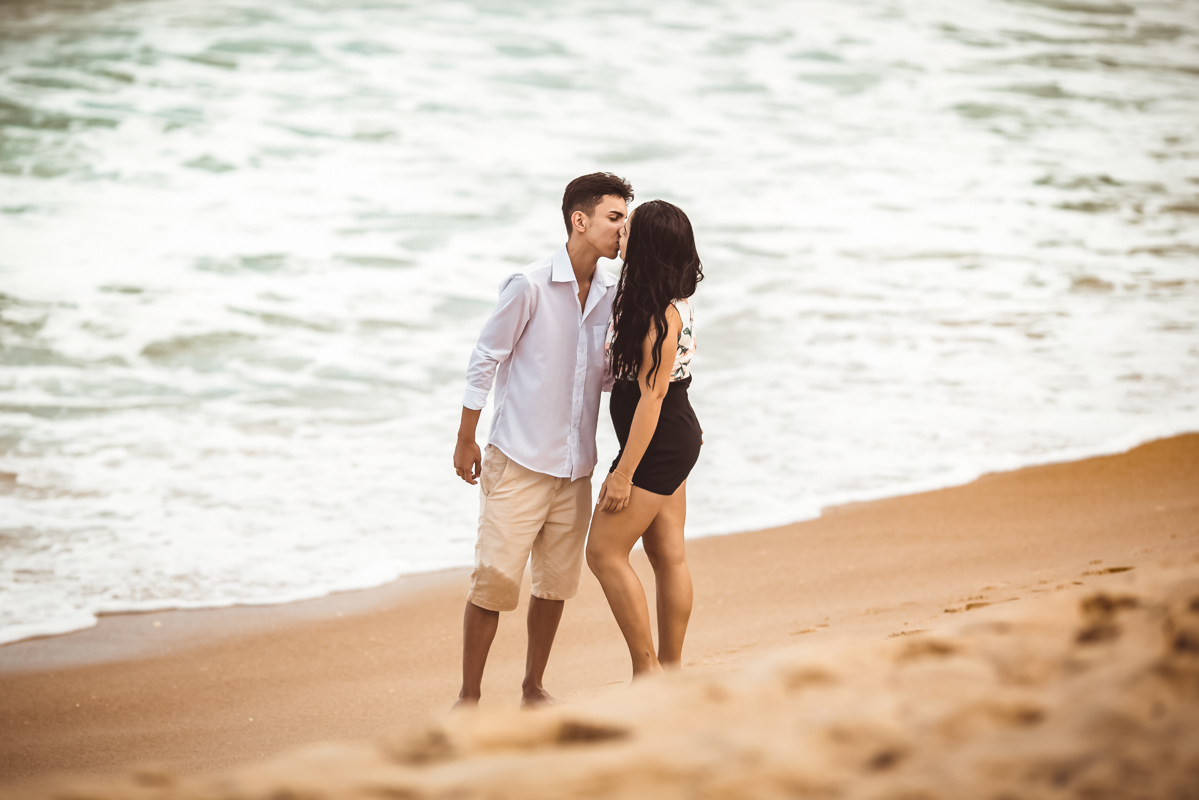 Ensaio Casal Pré-wedding e-session Praia 