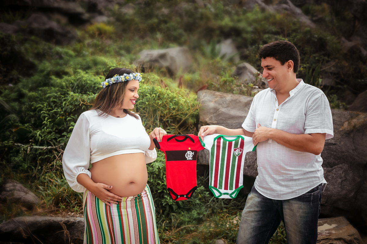 Ensaio de grávida ao ar livre/Prainha-RJ