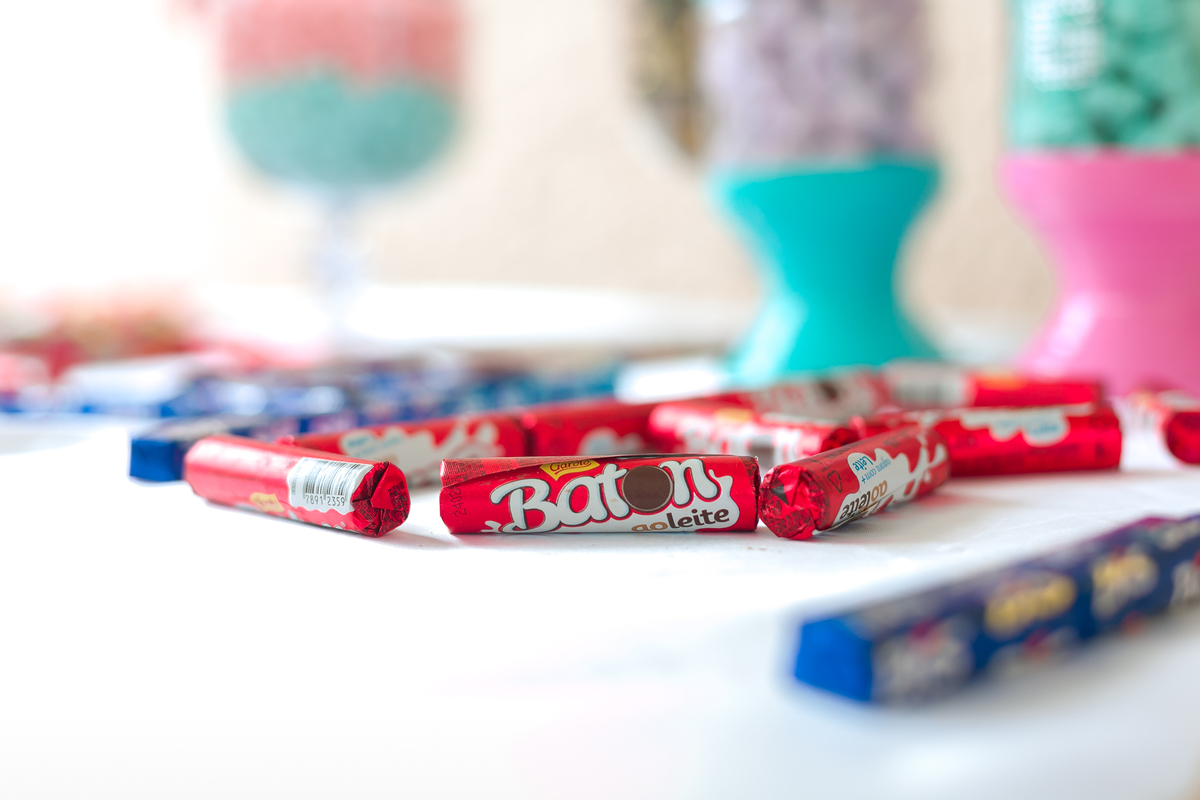 Mesa de doces em festa tema LOL Campo Grande/RJ