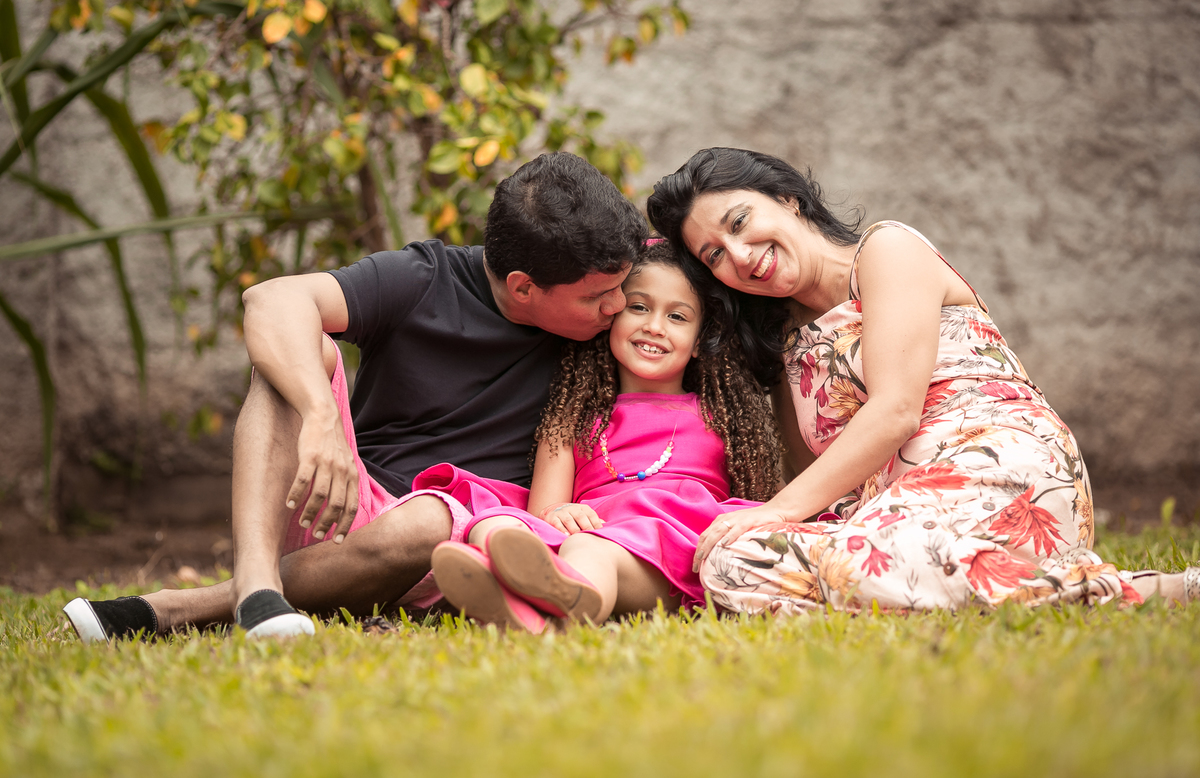 Ensaio de família em festa da LOL em Campo Grande/RJ