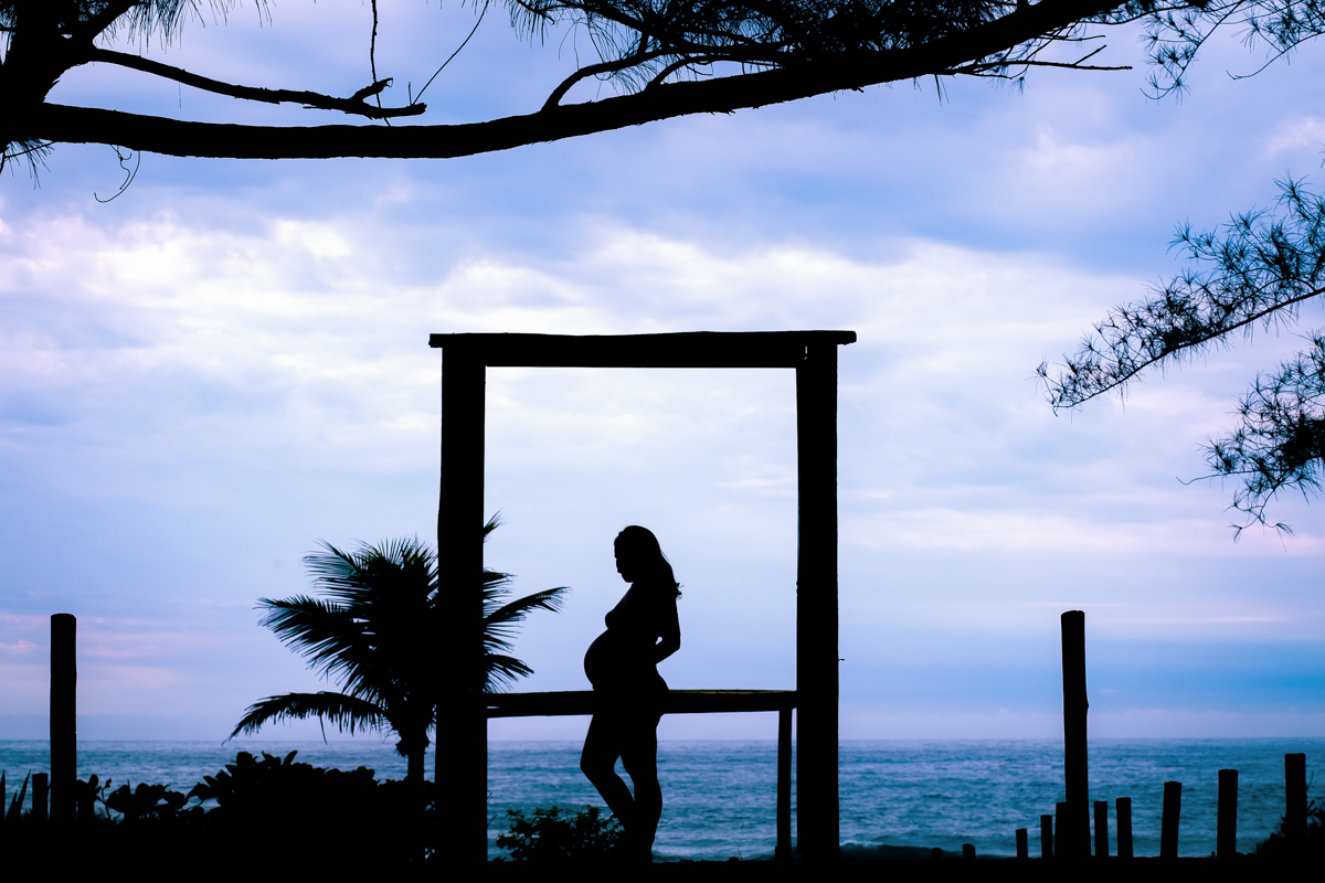 ensaio gestante criativo e diferente/Grumari