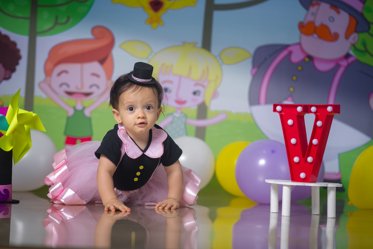 Smash the cake da Valentina em estúdio RJ