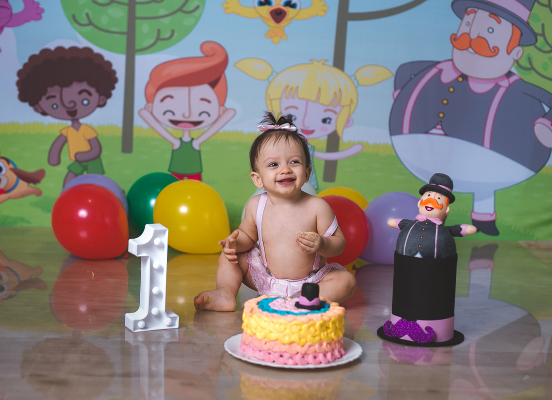 Smash de Cake em estúdio fotográfico em realengo/RJ