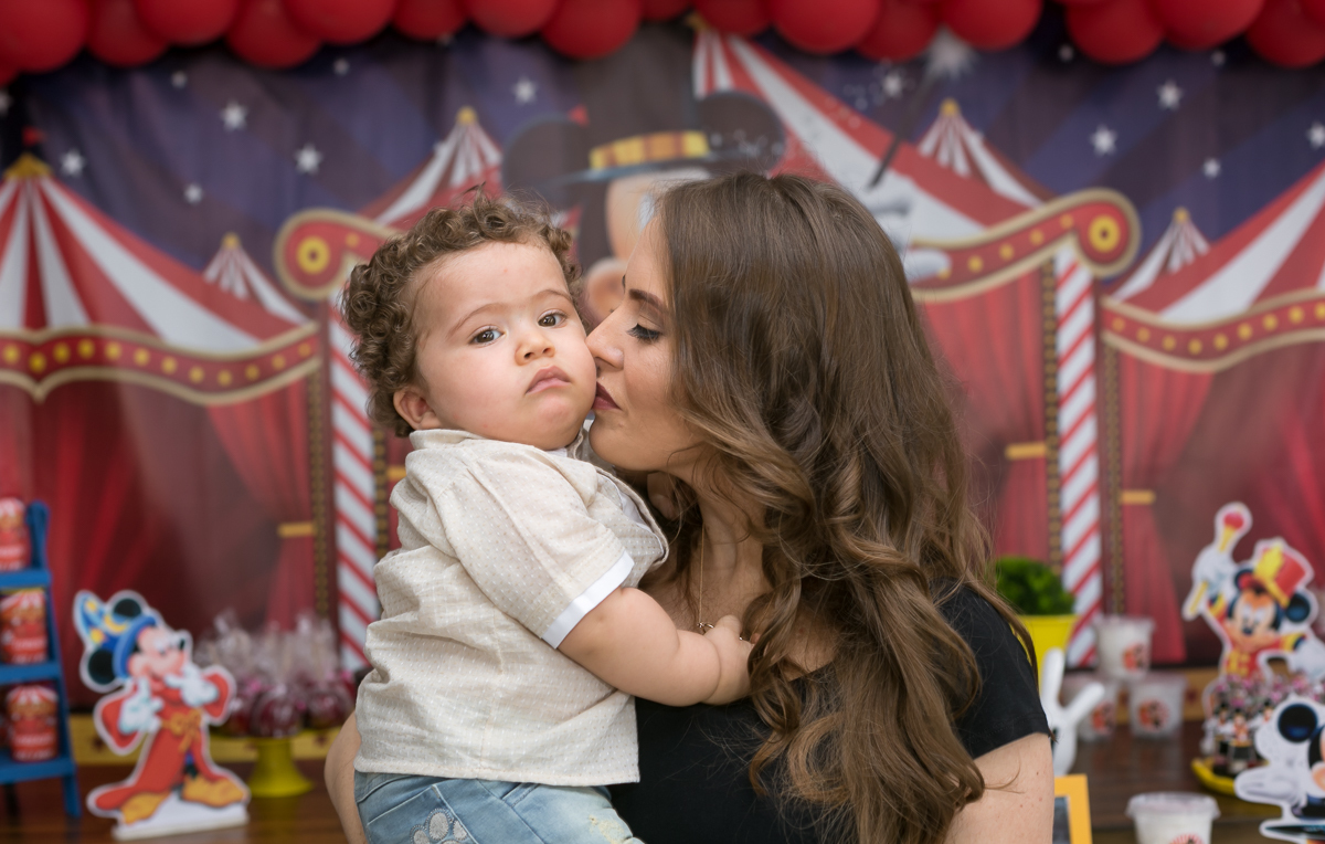 Fotografia de festa infantil Circo do Mickey