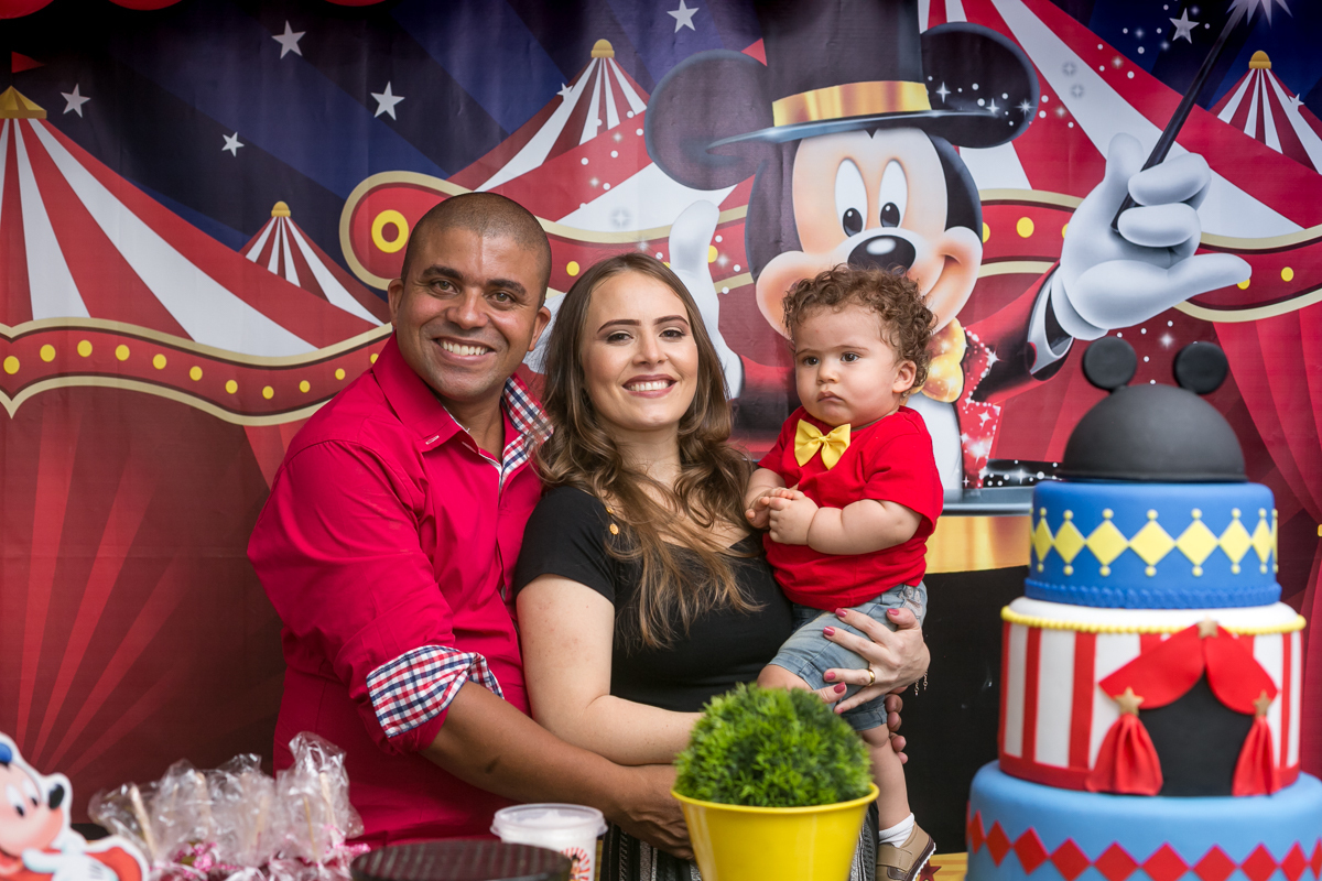 Festa de 1 ano Circo do Mickey em Condomínio Portal do Sol/Belford Roxo 