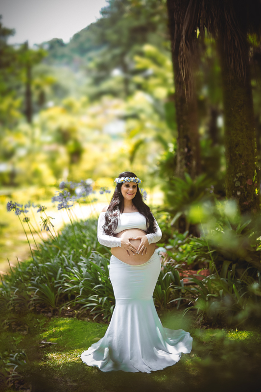 Ensaio gestante em Petrópolis no Parque Crémerie/RJ