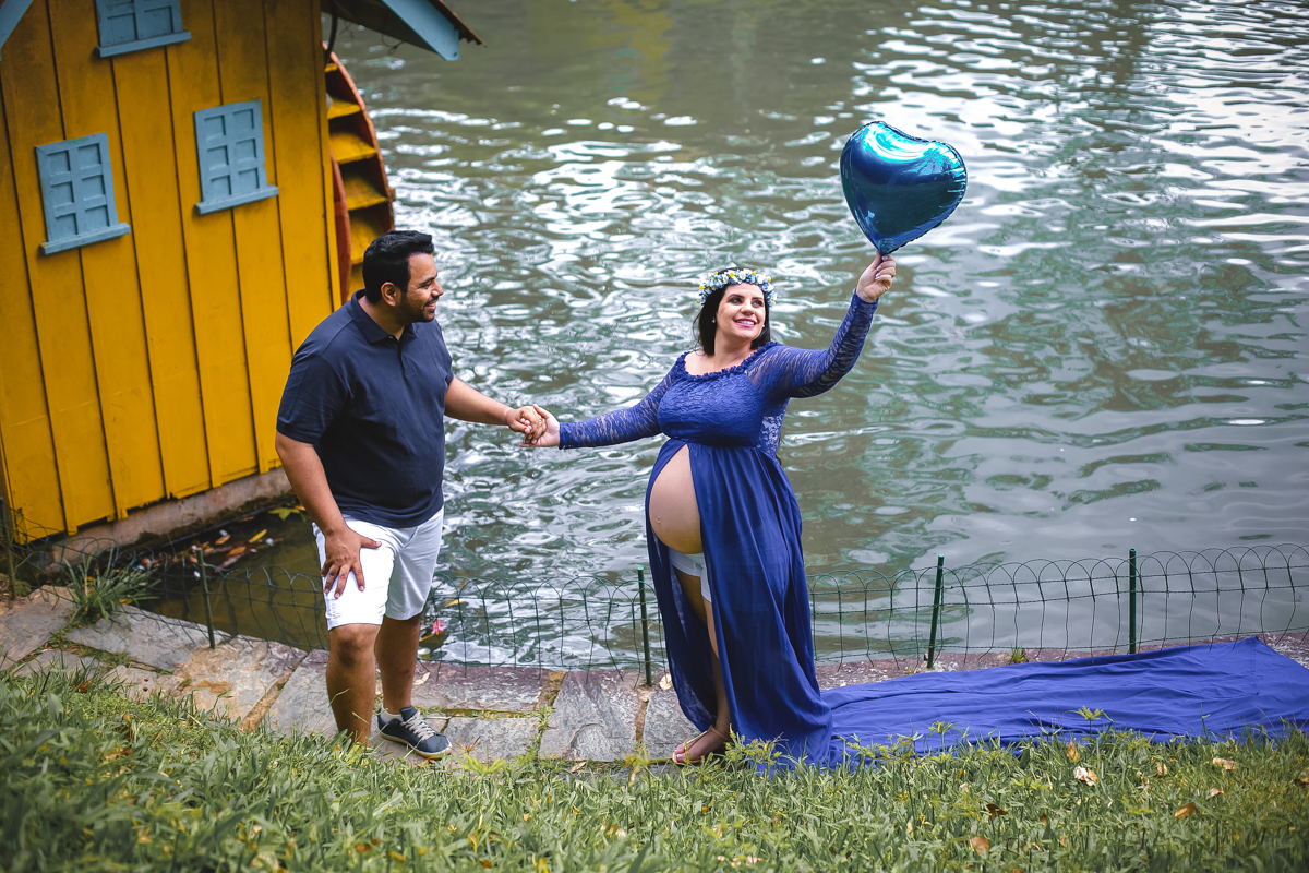Fotografia de gestantes-ensaio externo-parque crémerie-Petrópolis/RJ
