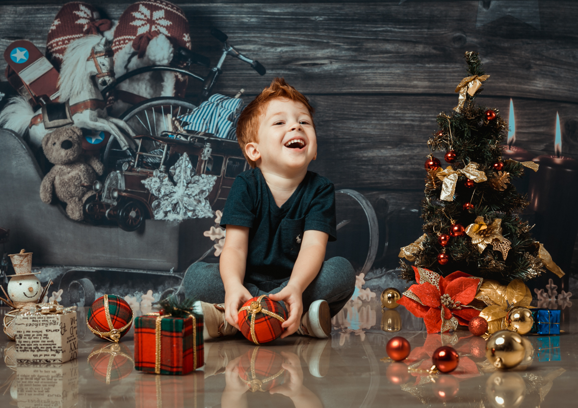 Mini ensaio de natal em estúdio RJ