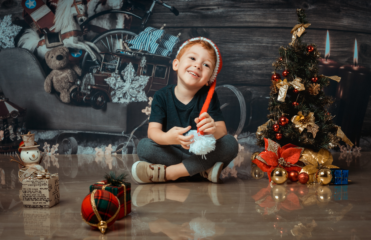 Mini ensaio de Natal em estúdio/2018