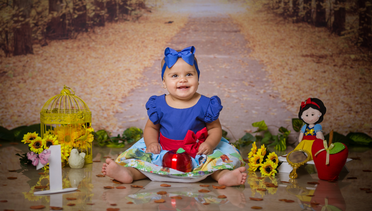 Ensaio em estúdio Branca de Neve  Cute/RJ
