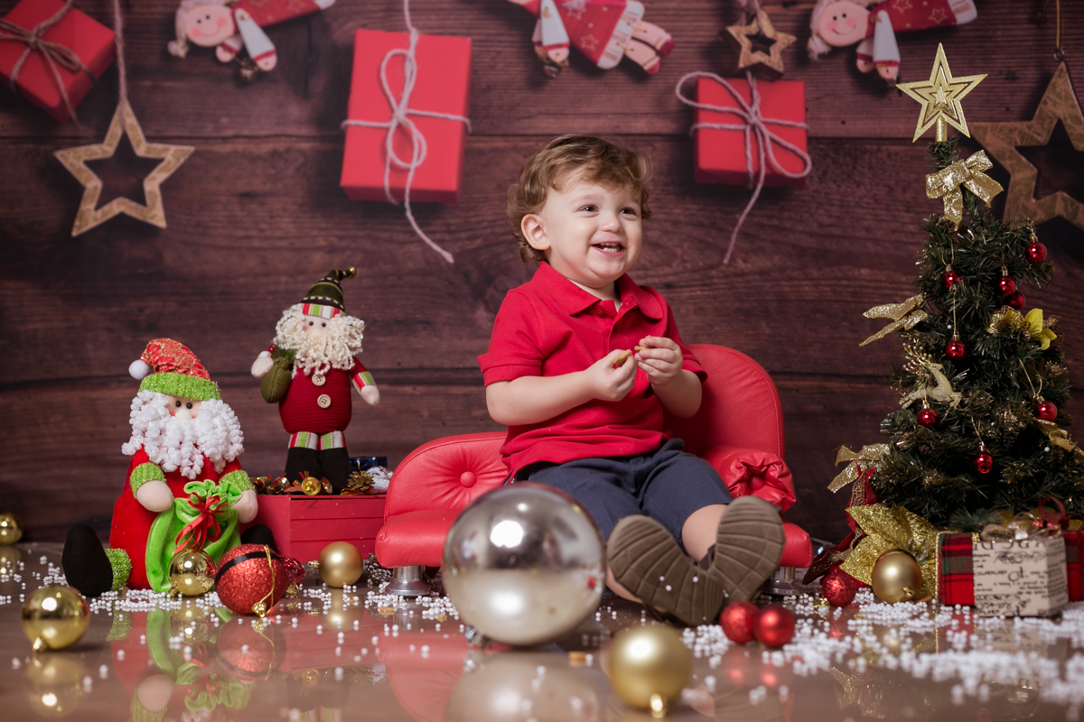 Book fotográfico infantil de Natal
