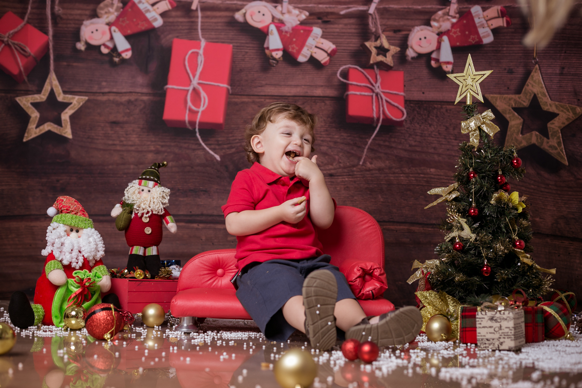 Fotografia em estúdio ensaio infantil temático