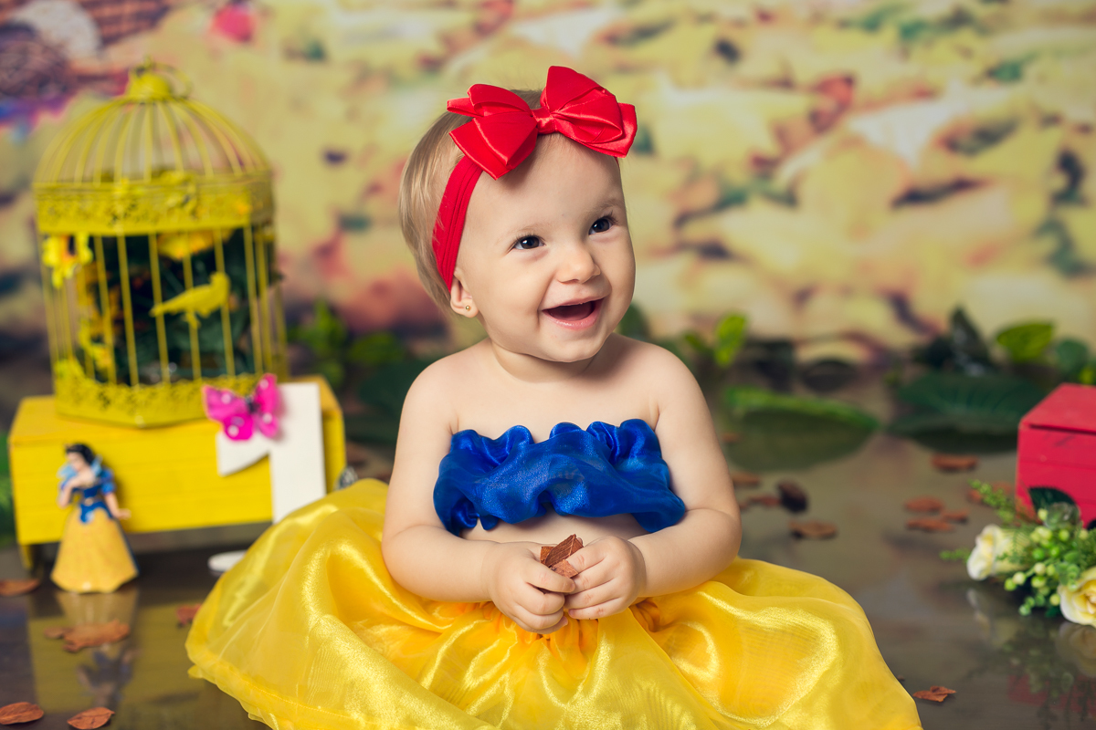 Mini ensaio Branca de Neve | Helena 11 meses |RJ